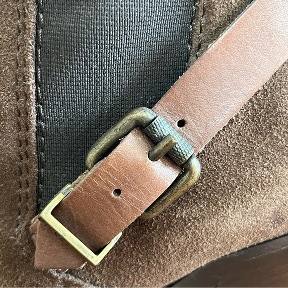 Diesel Women’s D-Kinley Boots Brown Leather Tall Ankle Boots Size 6.5 - Picture 4 of 12